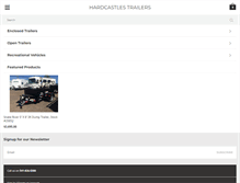 Tablet Screenshot of hardcastlestrailers.com